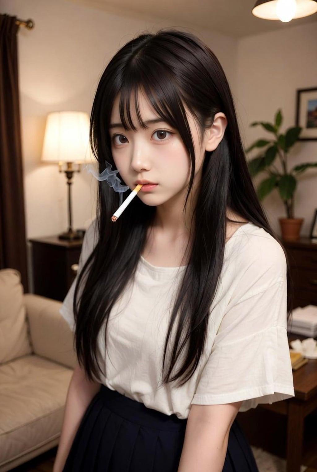 咥え