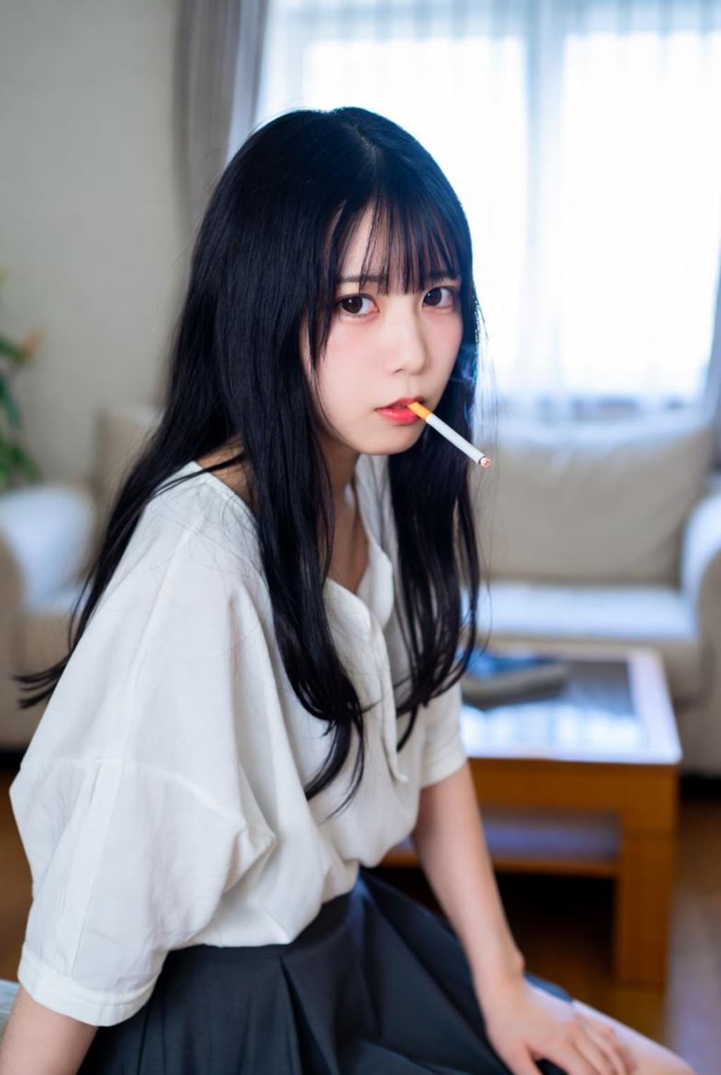 咥え