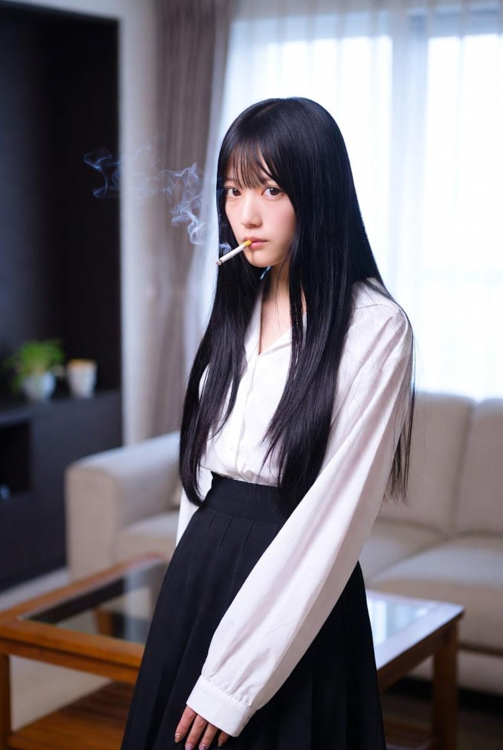 咥え