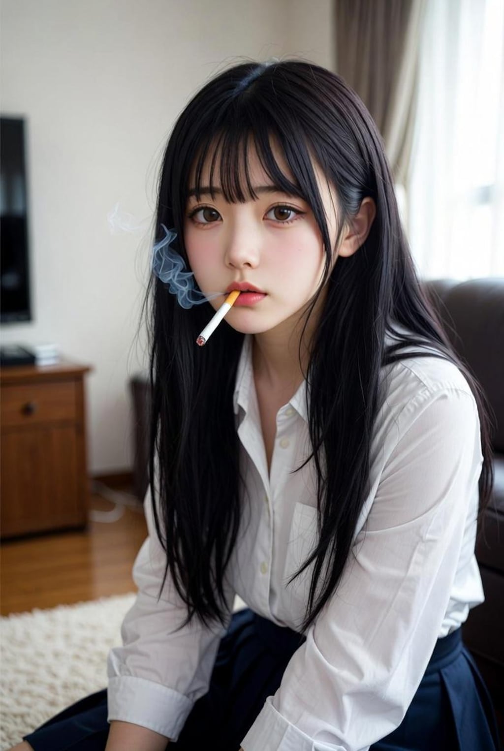咥え