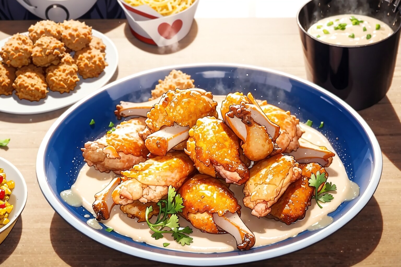 鶏手羽のから揚げ | の人気AIイラスト・グラビア