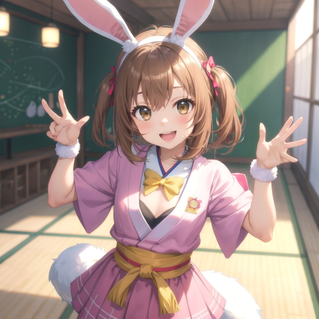 小悪魔系ウサギっ娘登場！