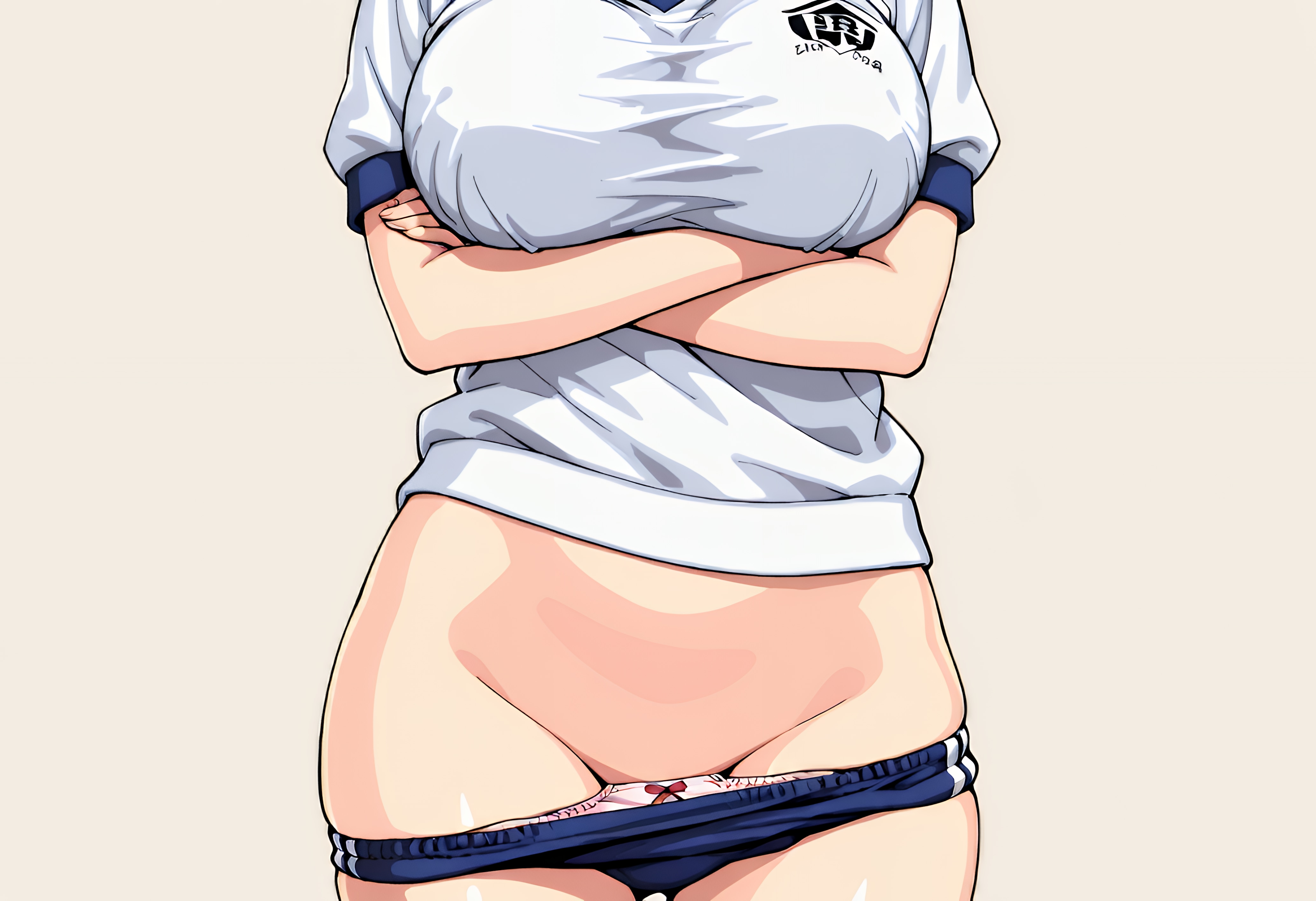 ブルマと鼠径部