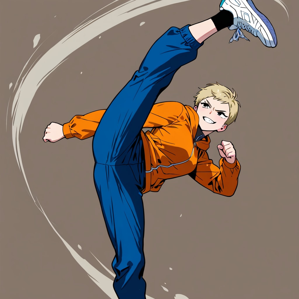 ハイキック！