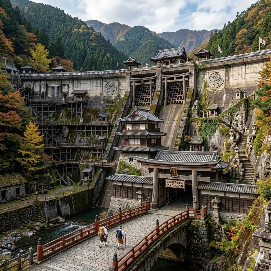 ダムを改造したダンジョン