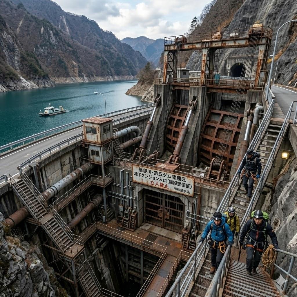 ダムを改造したダンジョン