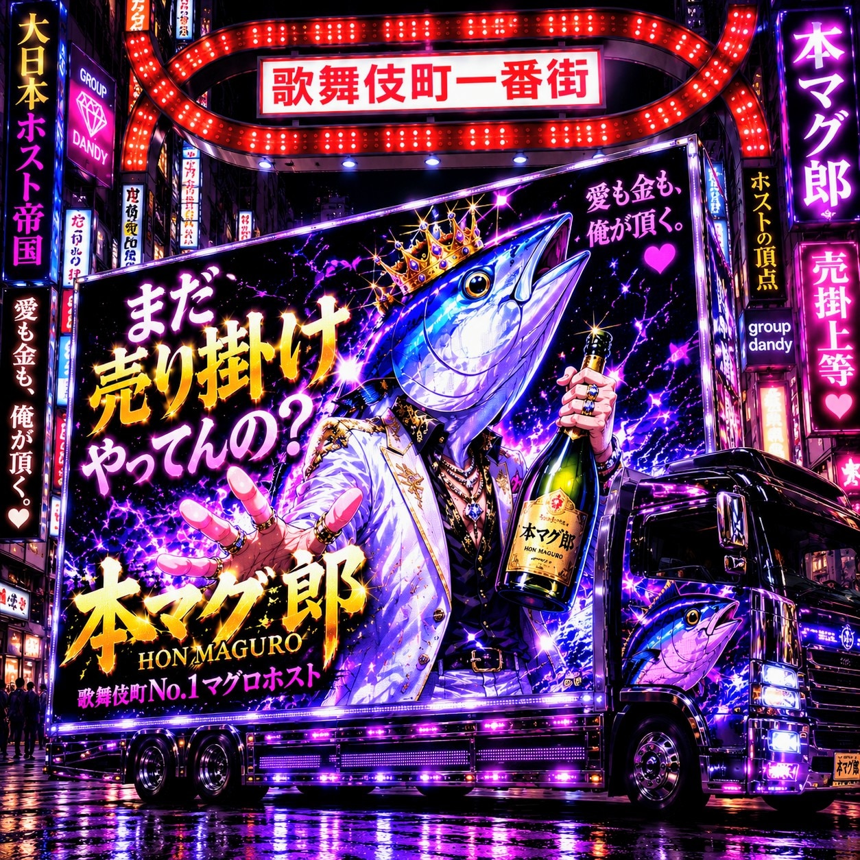歌舞伎町No.１ホスト【本マグ郎】🐟️👑✨