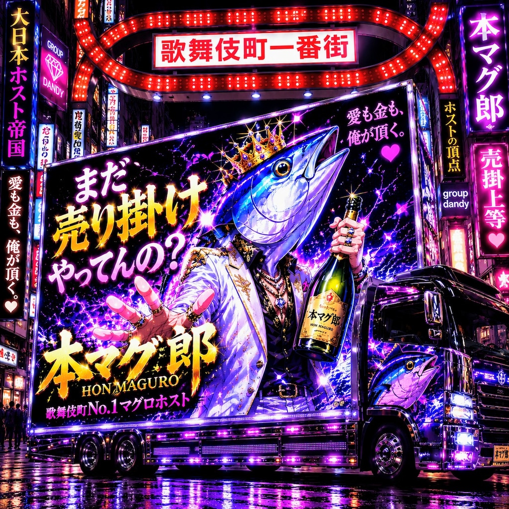 歌舞伎町No.１ホスト【本マグ郎】🐟️👑✨
