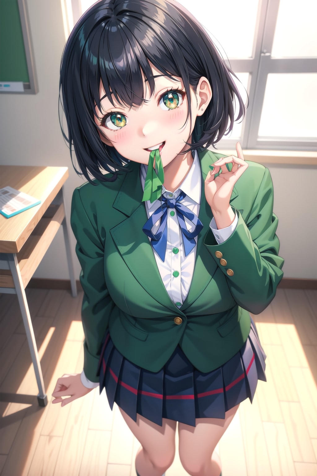 陽菜ちゃんの髪型をセットしてくれた友達 | の人気AIイラスト・グラビア