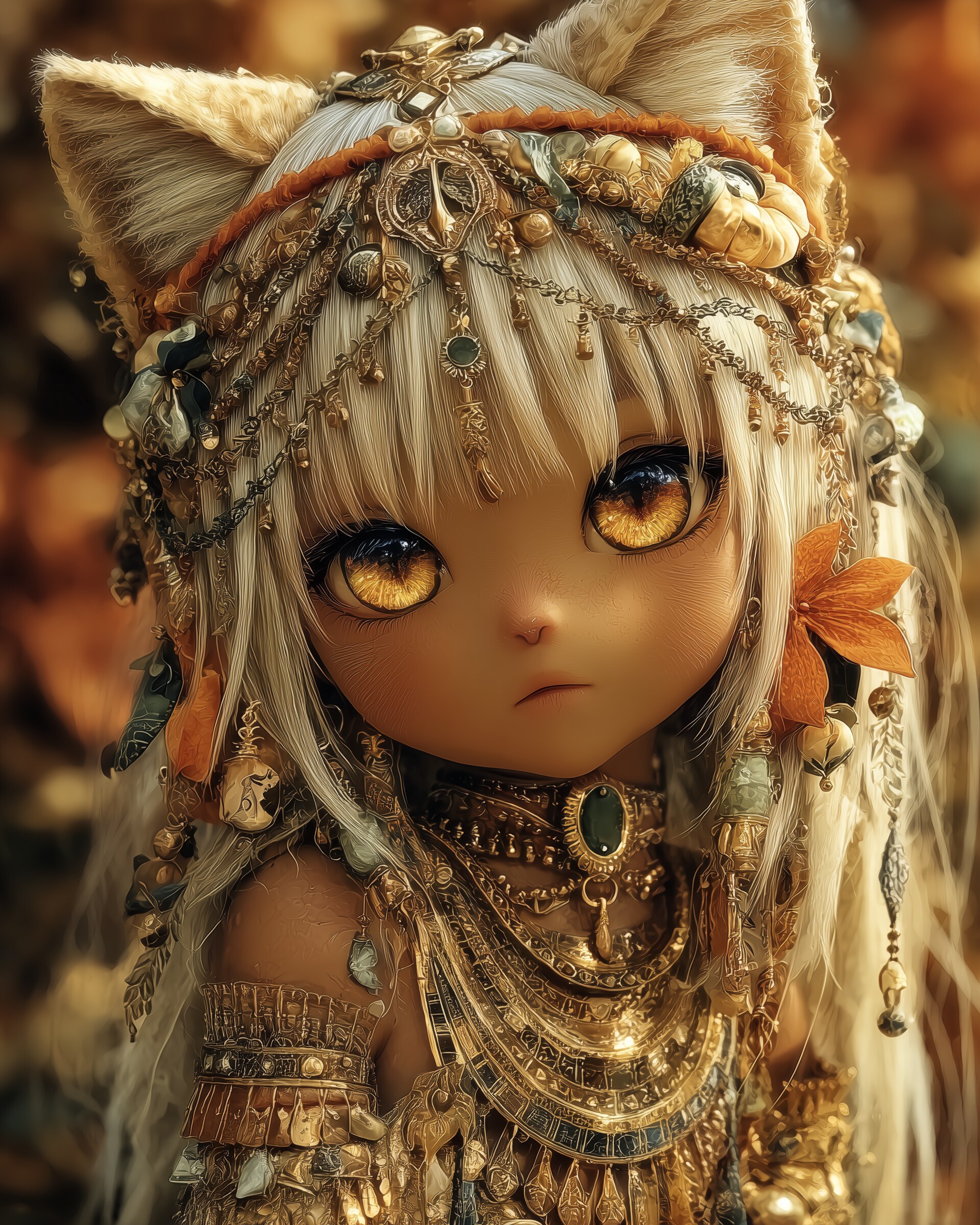 黄金に宿る猫神 | の人気AIイラスト・グラビア