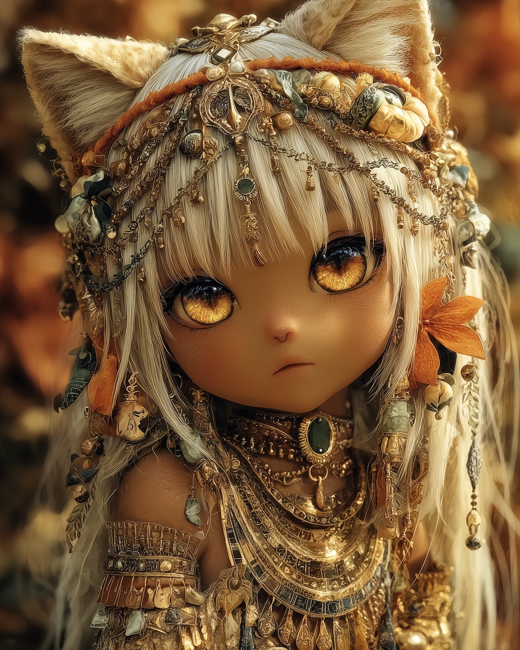 黄金に宿る猫神