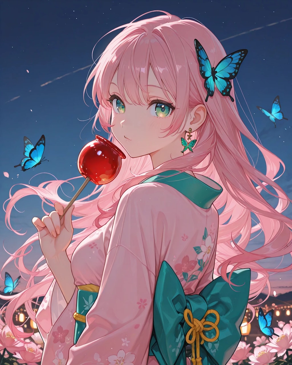 浴衣で夏祭り