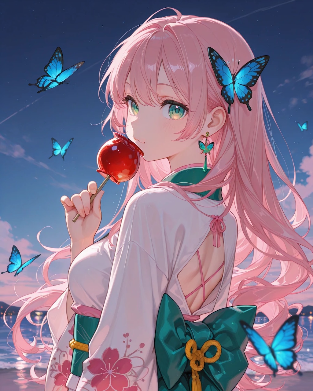 浴衣で夏祭り
