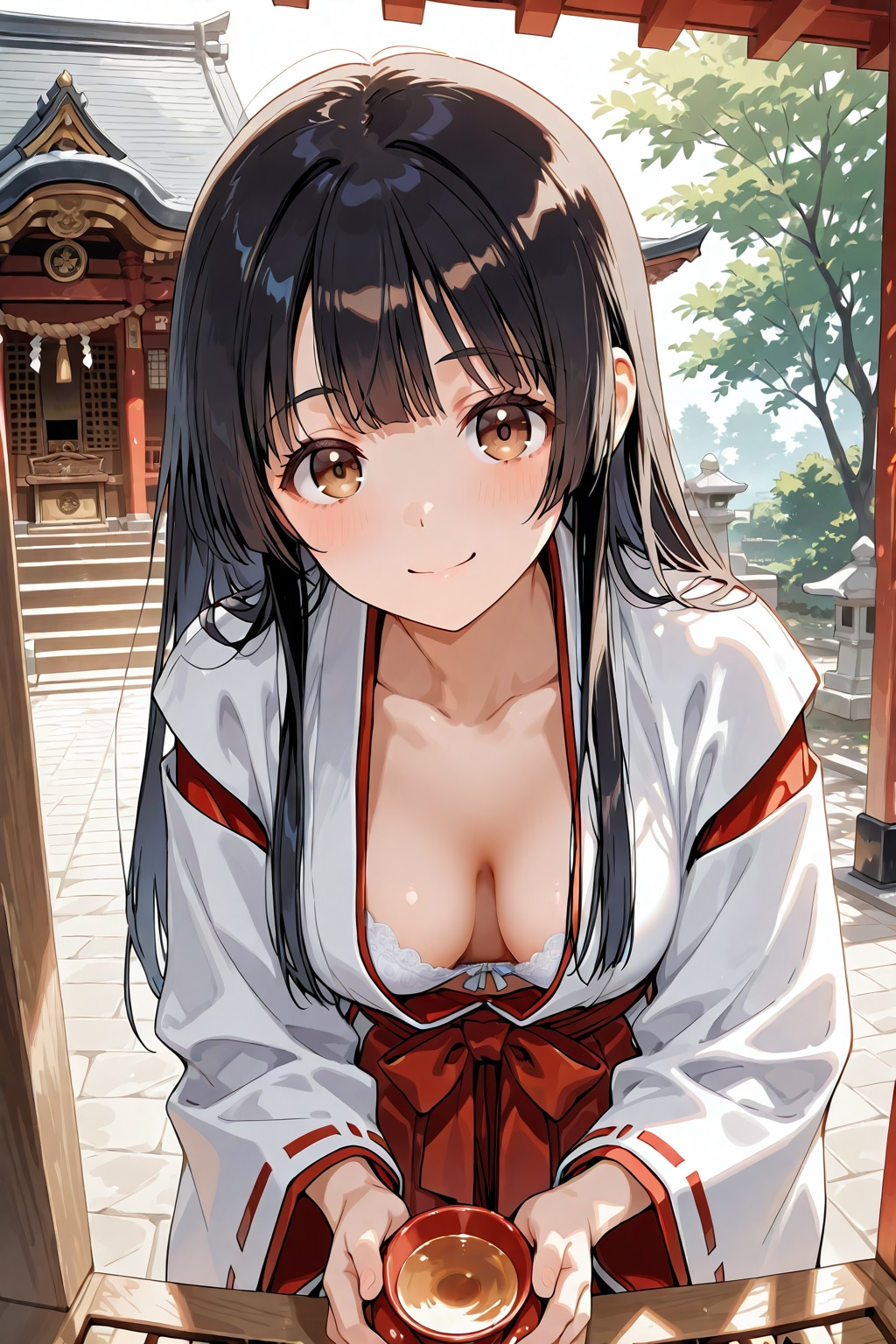 胸チラ011