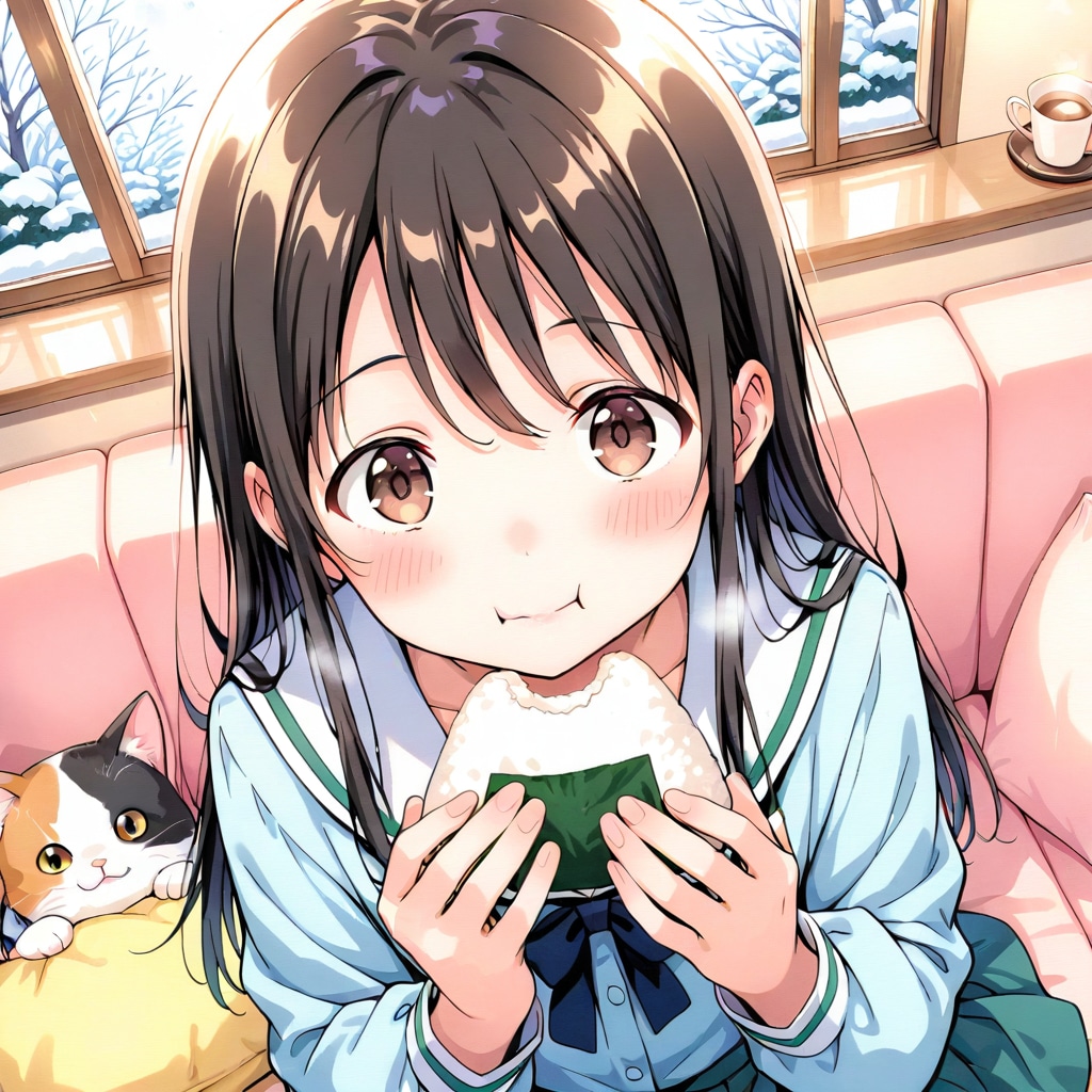 おにぎりもぐもぐ