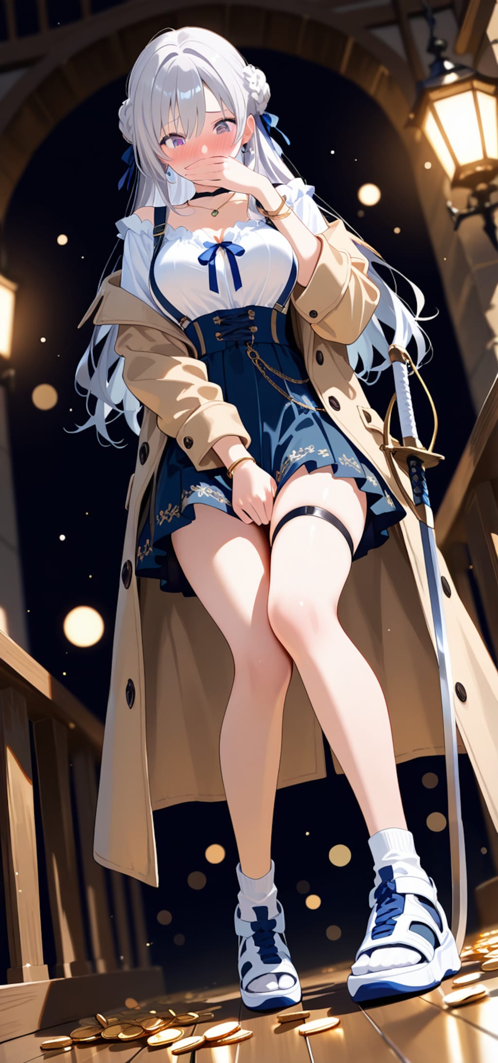 やっぱりこれは…♡　気づいちゃった剣士のお姉さん