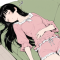 休日、家でだらしなく寝ている妹 4枚目