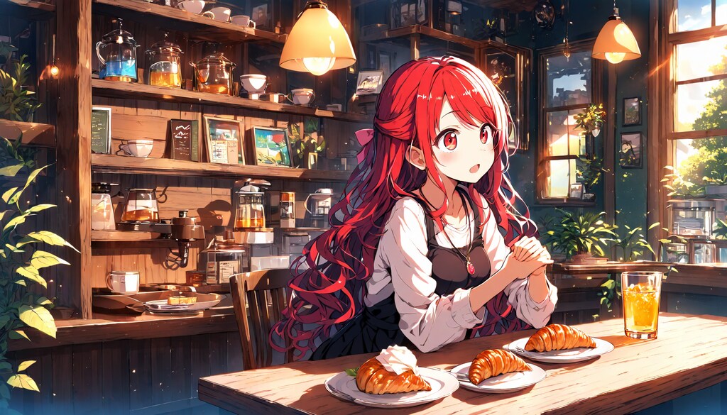 カフェとクロワッサン - 赤河ミオ