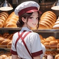 パン屋さんの少女 9枚目
