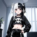 【今日の腹筋】多分新うちの子髑髏ちゃん(仮) 2枚目