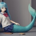 人魚の人形 3枚目