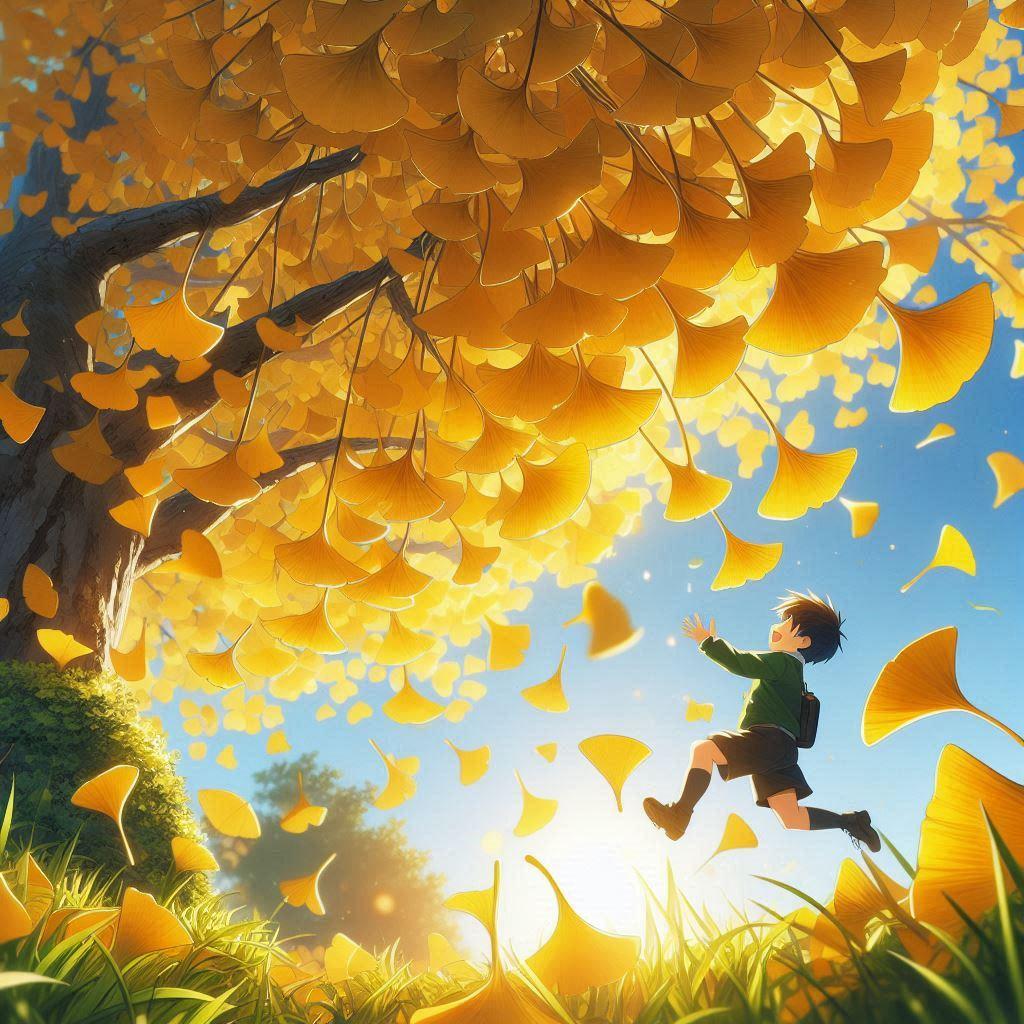 イチョウだ！ | の人気AIイラスト・グラビア