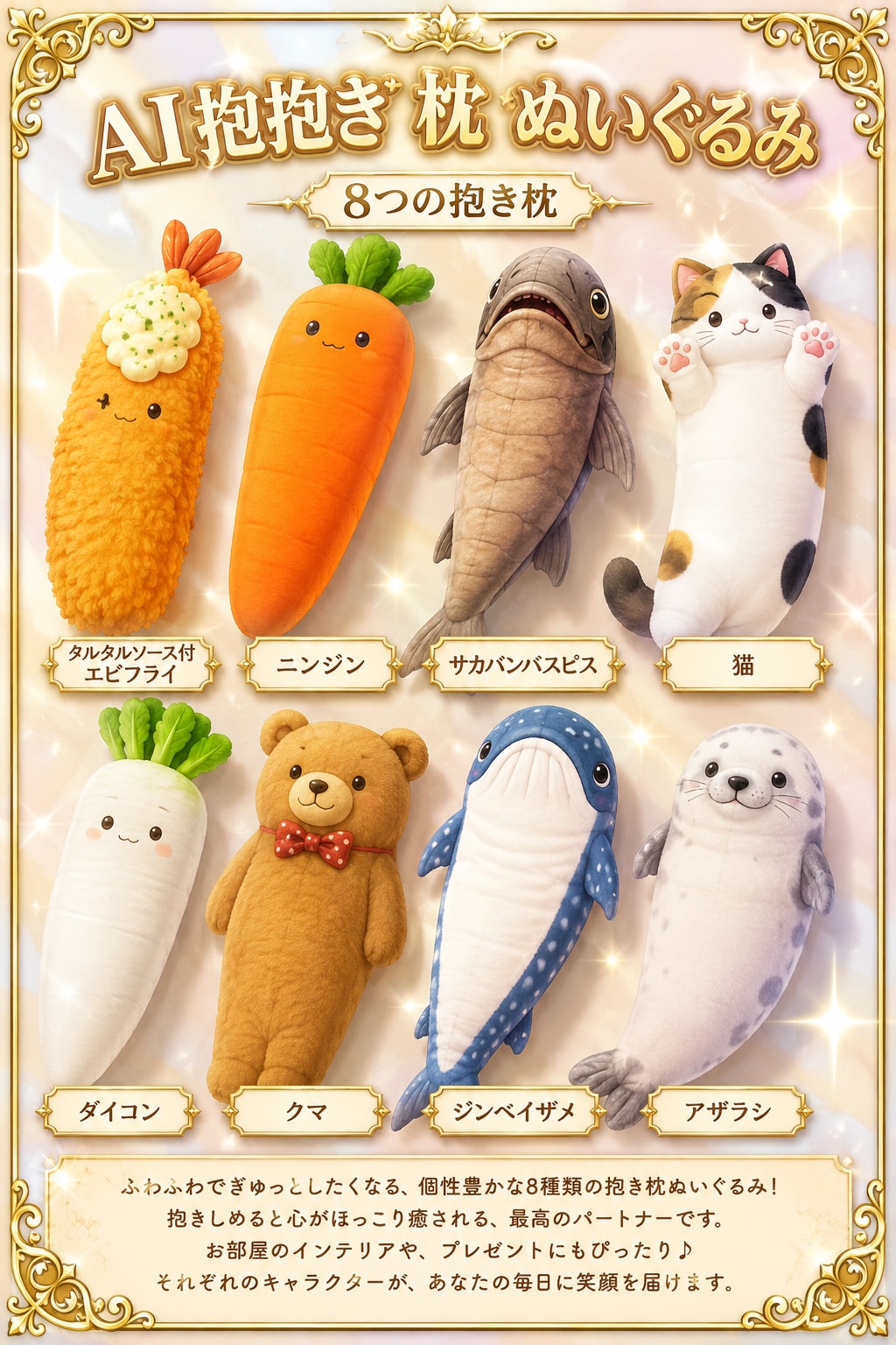 AI抱き 枕 ぬいぐるみ