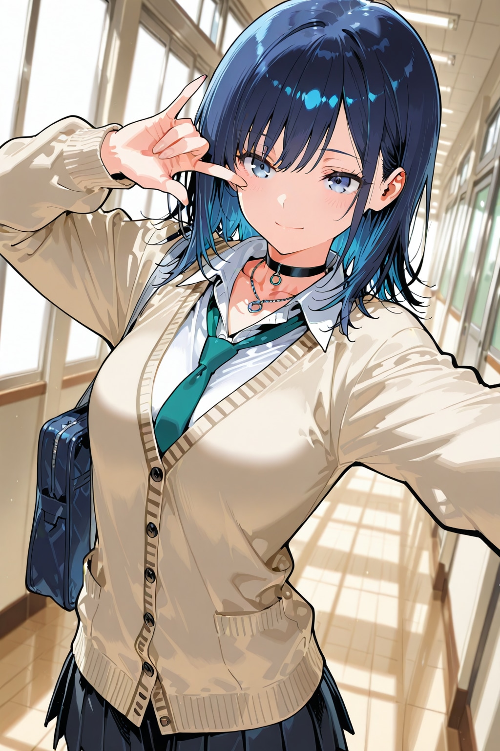 廊下の眞琴っちゃん | の人気AIイラスト・グラビア