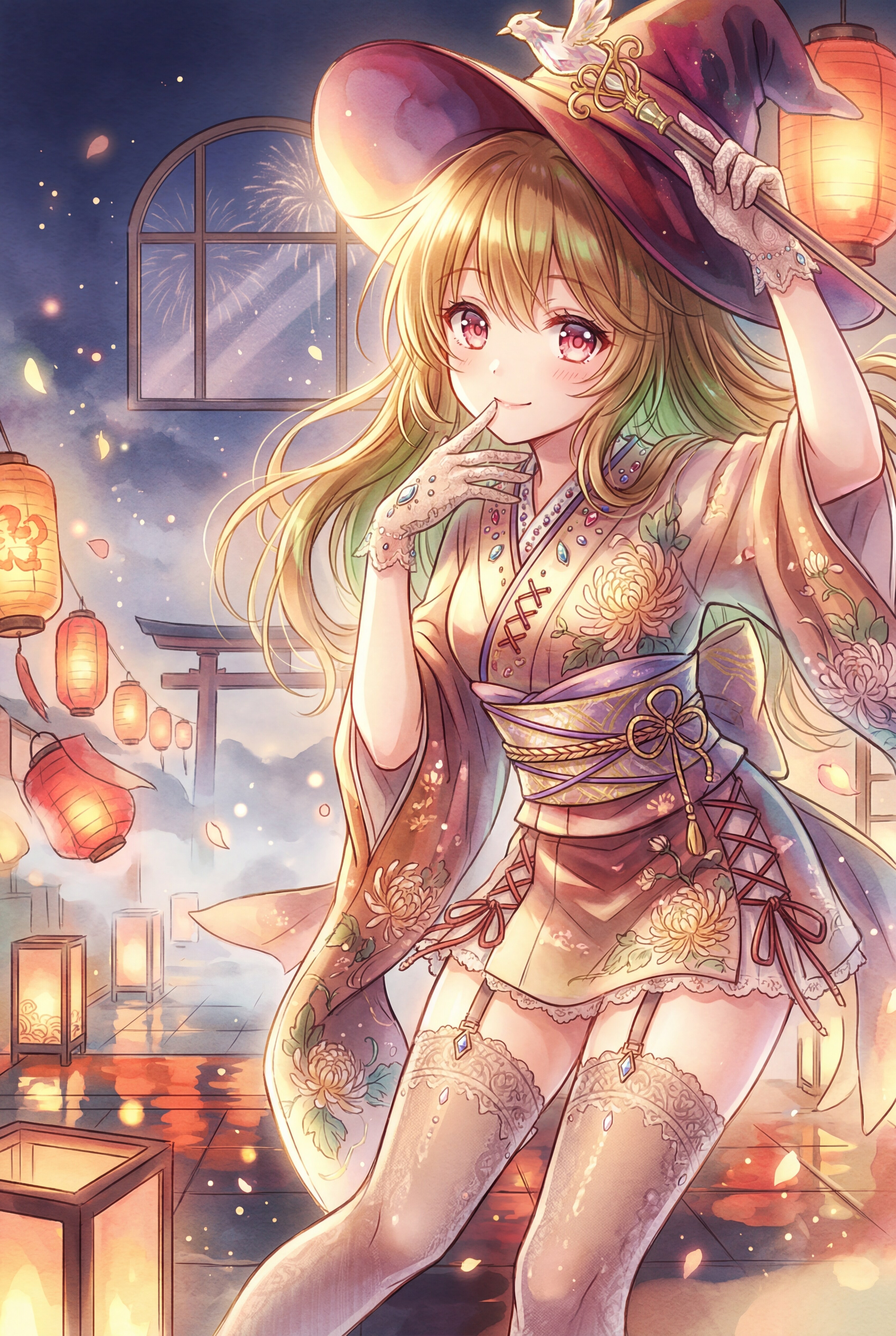 宵闇に舞う祭月の魔女