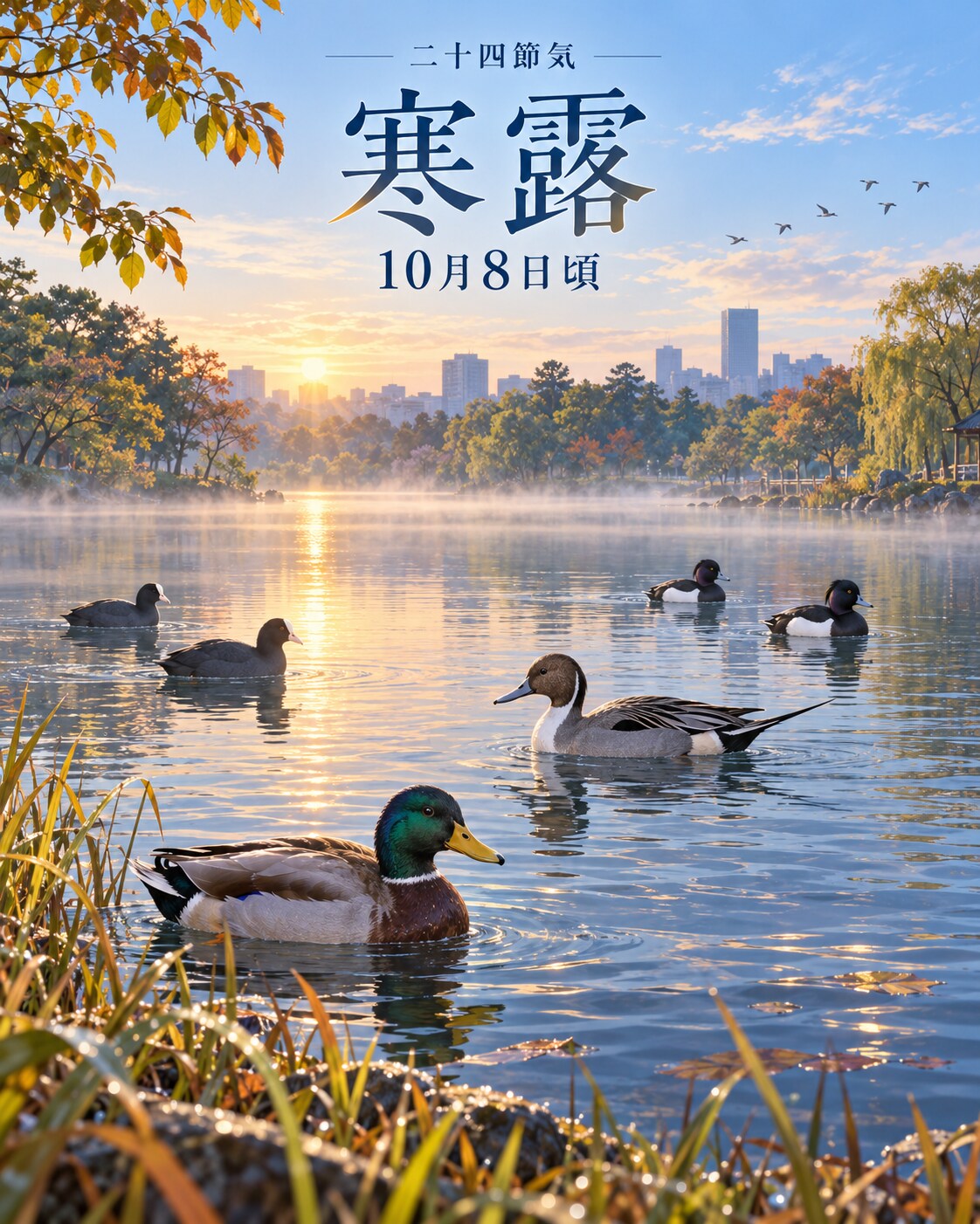 [今日は何の日 10/8頃] 寒露（二十四節気） | の人気AIイラスト・グラビア