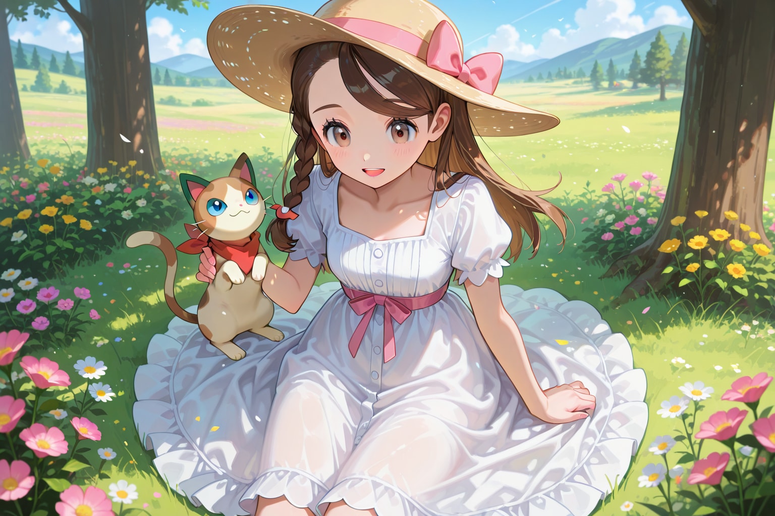 １９回目　ポケモンSVの主人公の服にスカート欲しいので着せてみる | の人気AIイラスト・グラビア