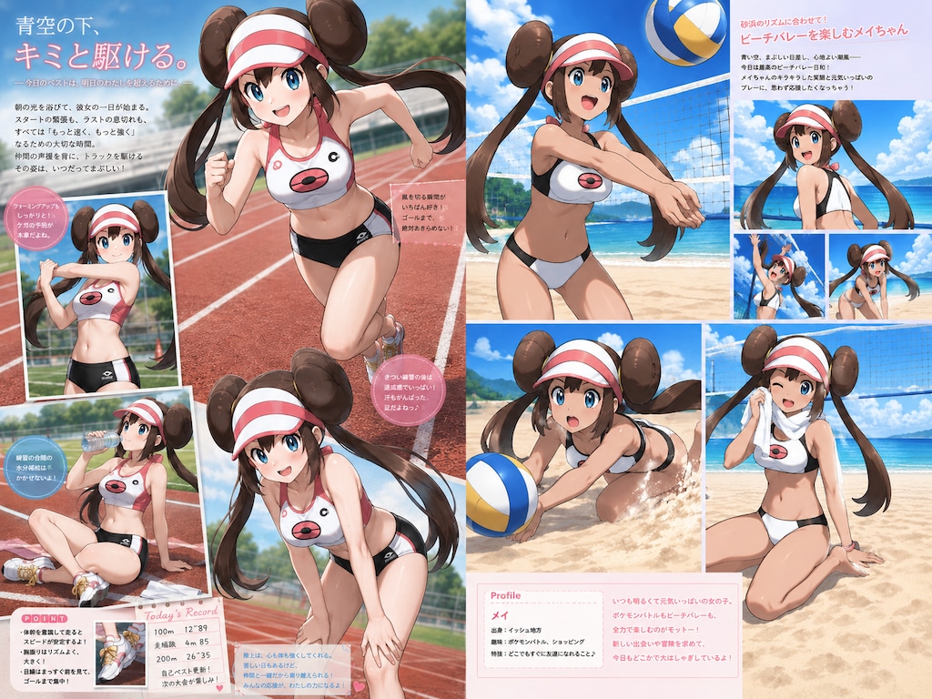 メイのグラビア雑誌