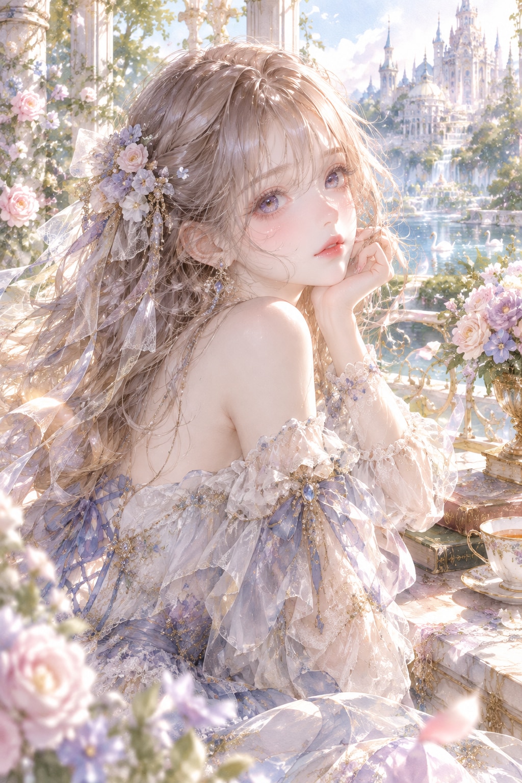 花と光にとけるプリズムガーデンの姫君