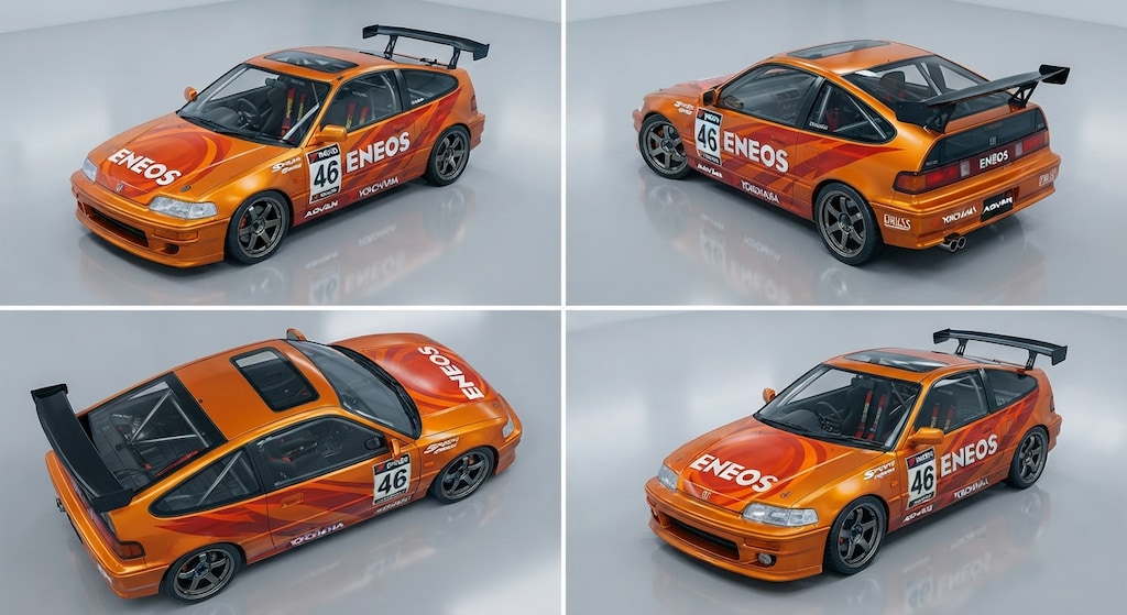 ENEOS CR-Xレーシングカー