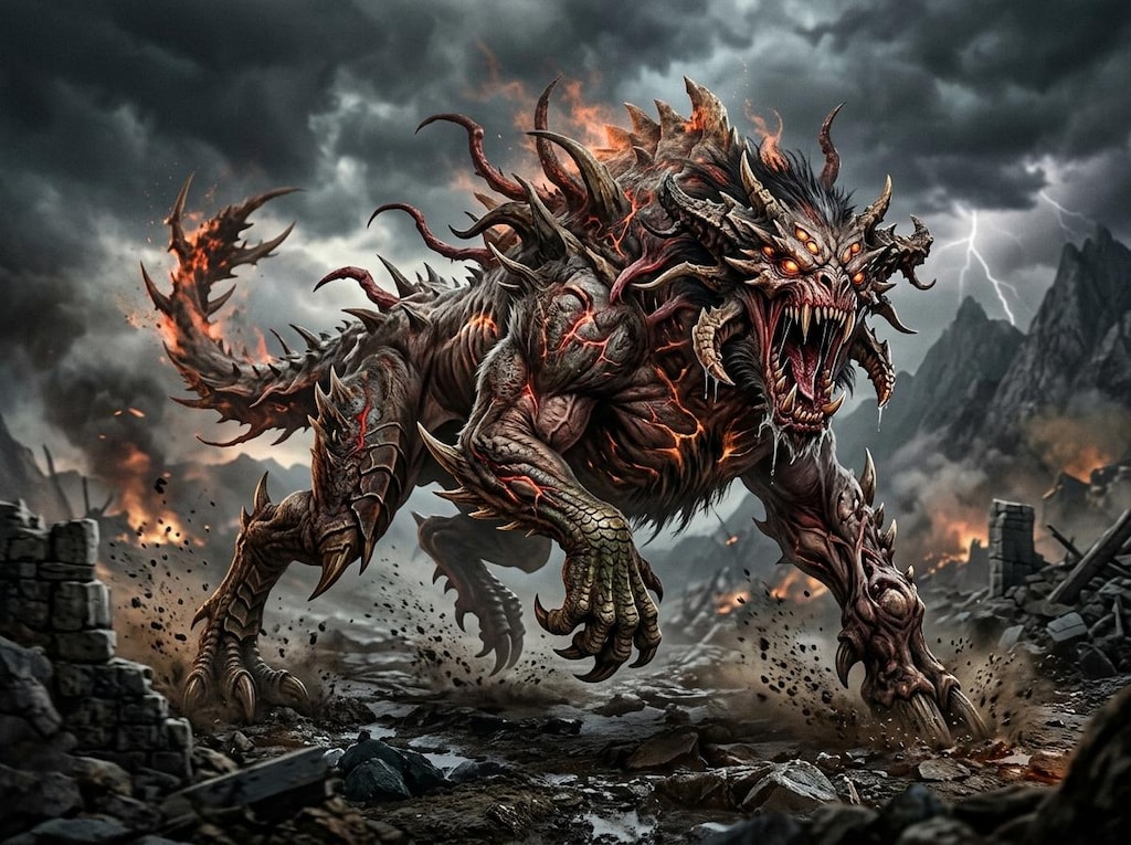 混沌装の四人組ハンターさん