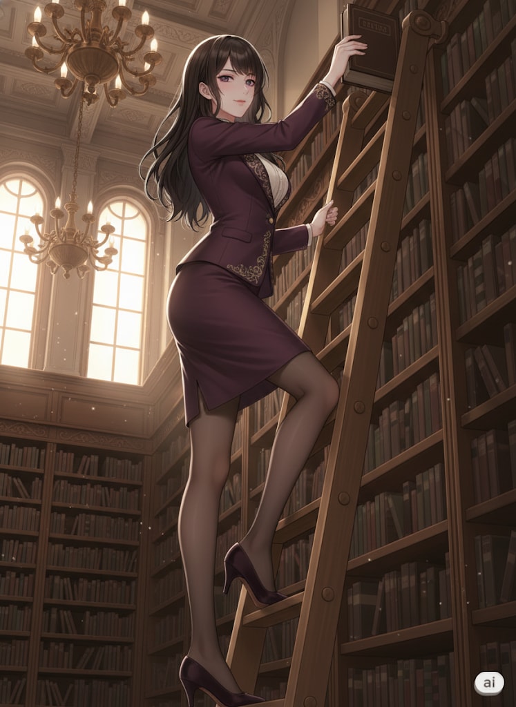 図書館司書 | の人気AIイラスト・グラビア