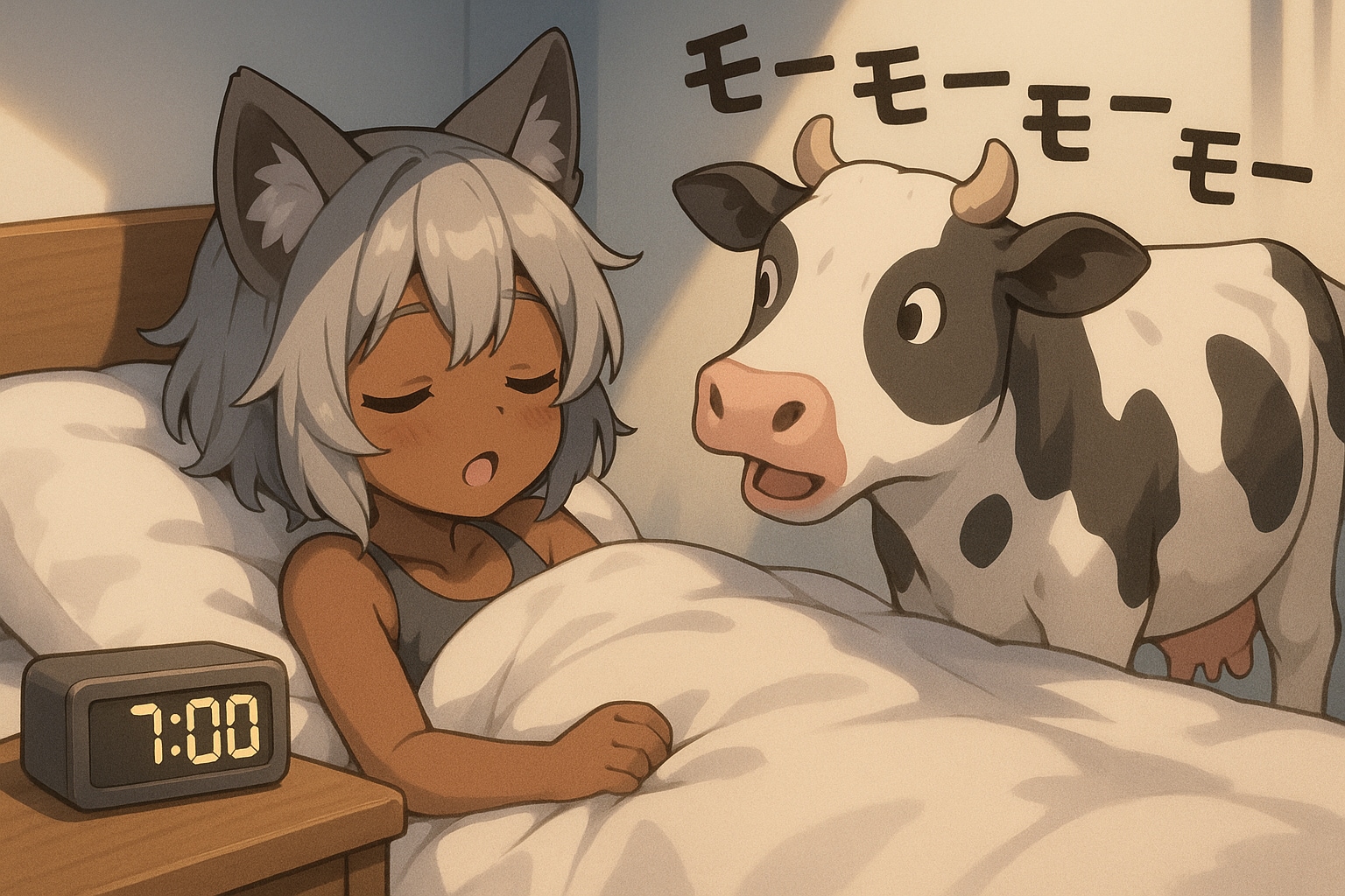 ⏰モーニングコール(謎の海産物さん) | の人気AIイラスト・グラビア