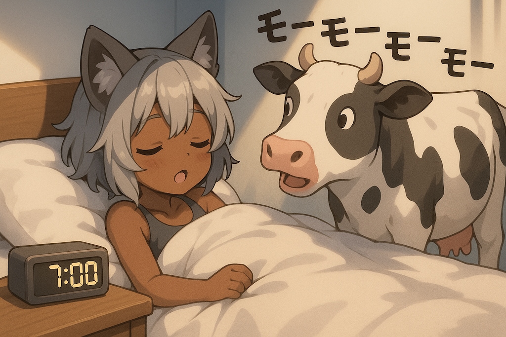 ⏰モーニングコール(謎の海産物さん)