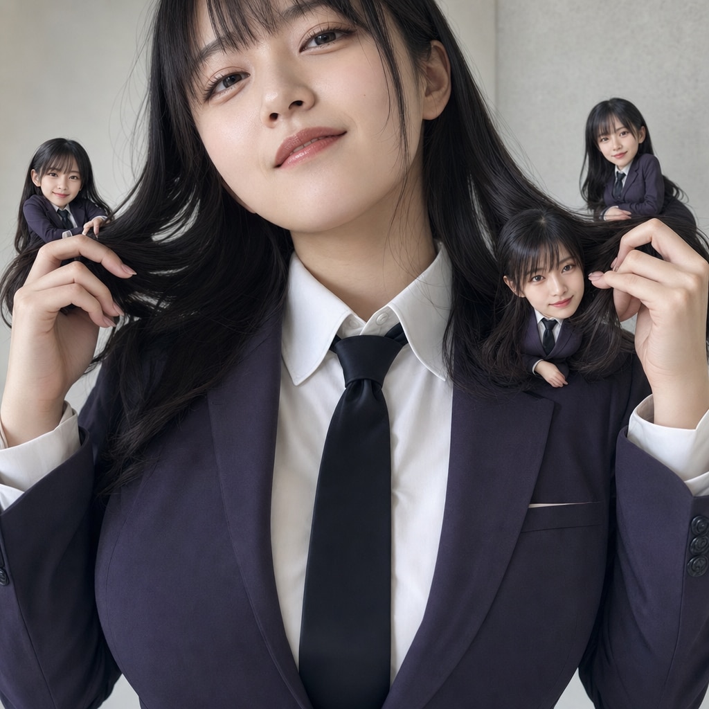 このあとグーパンされる系スマイル