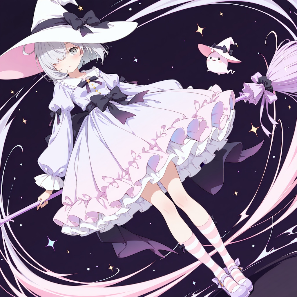 うちの子にも魔女になってもらった