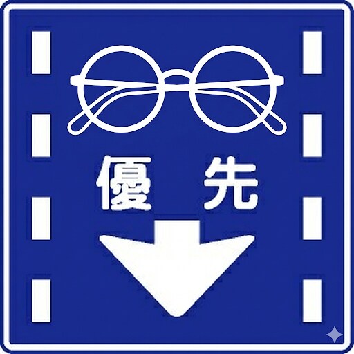 眼鏡優先道路