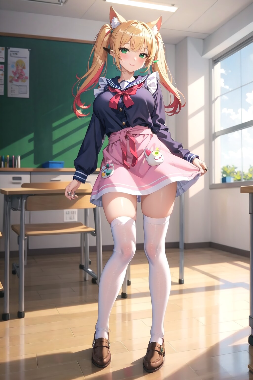 理事長先生がセーラー服で