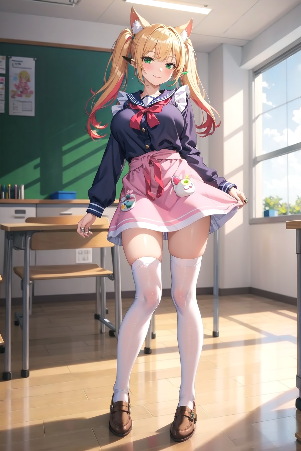 理事長先生がセーラー服で