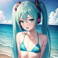 ミクさんで覚えておくビキニの柄④ 8枚目