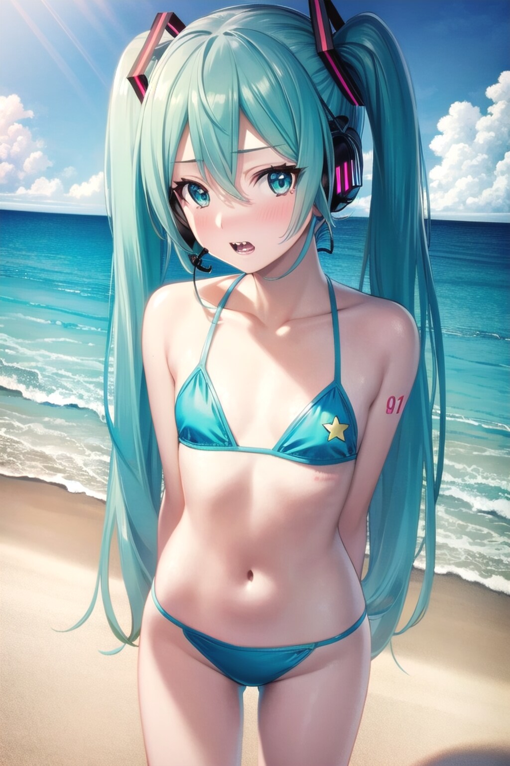 ミクさんで覚えておくビキニの柄④