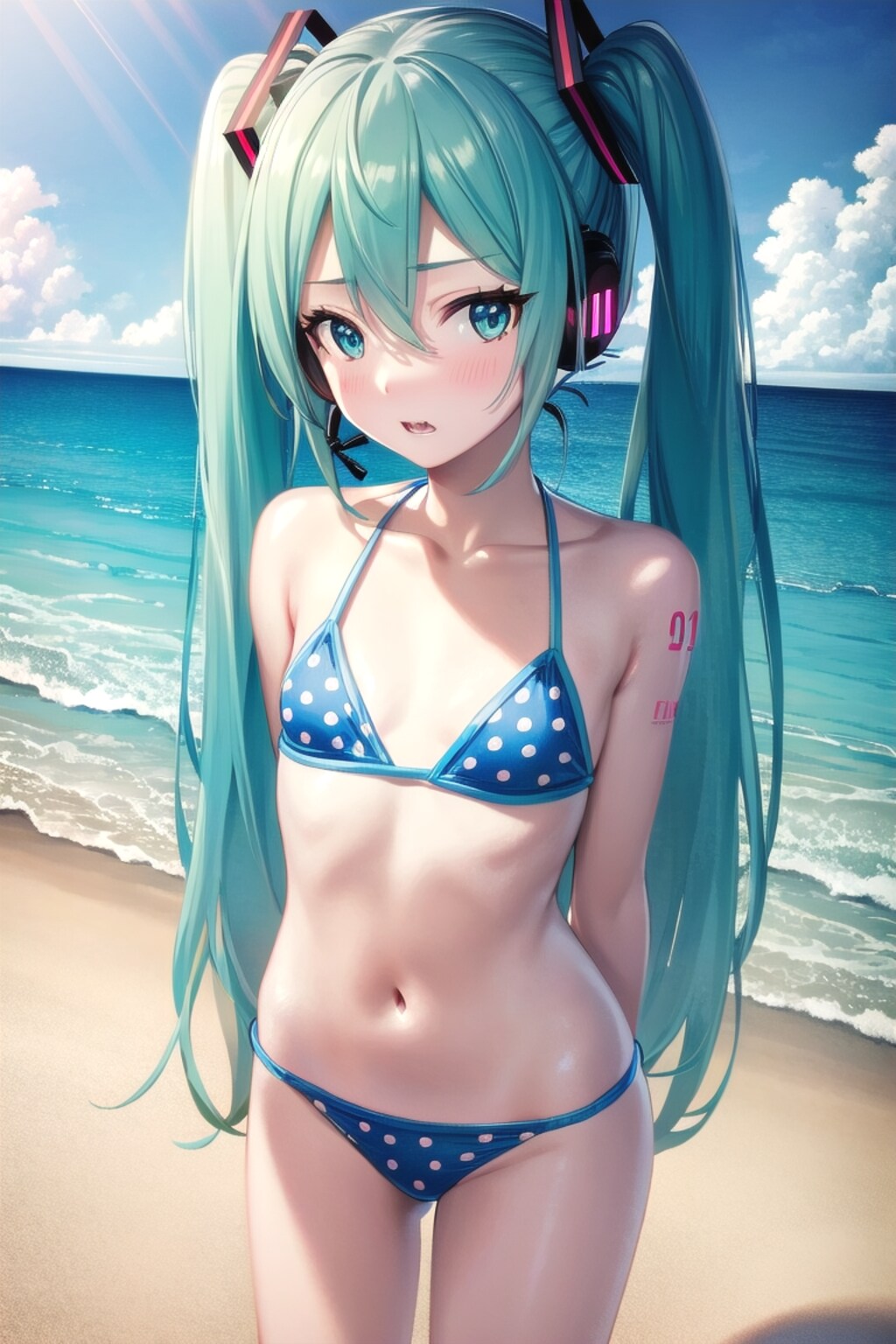ミクさんで覚えておくビキニの柄④