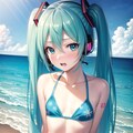 ミクさんで覚えておくビキニの柄④ 5枚目