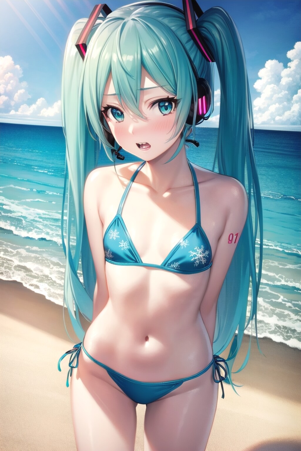 ミクさんで覚えておくビキニの柄④