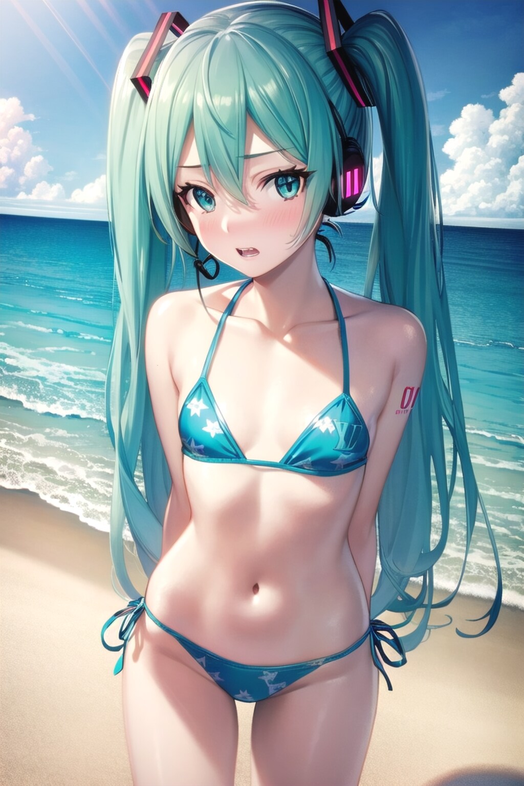 ミクさんで覚えておくビキニの柄④