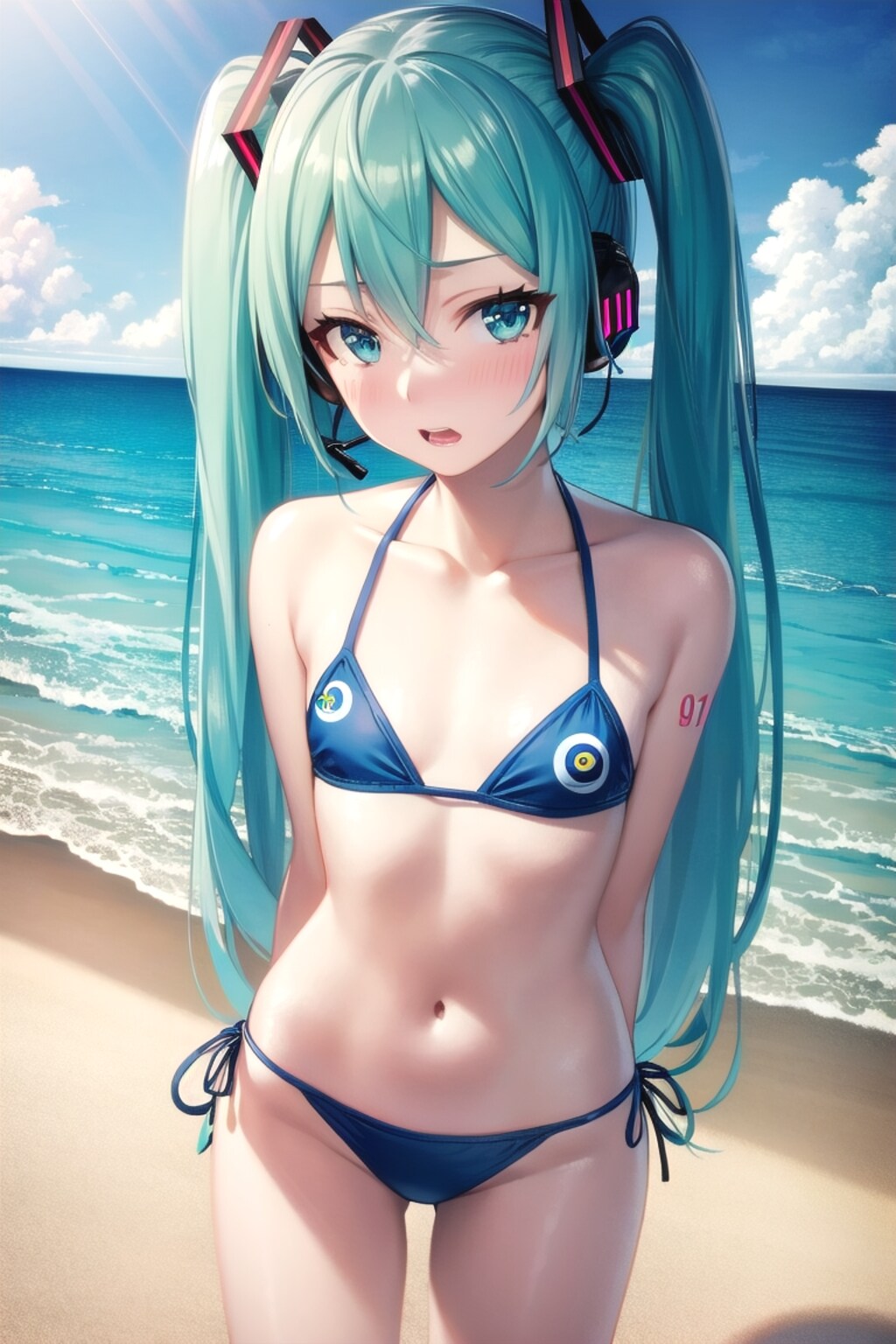ミクさんで覚えておくビキニの柄④